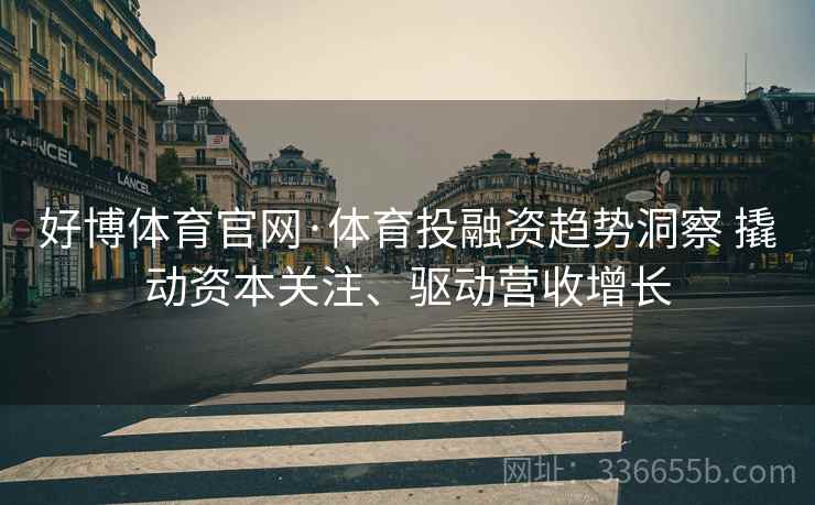 好博体育官网·体育投融资趋势洞察 撬动资本关注、驱动营收增长
