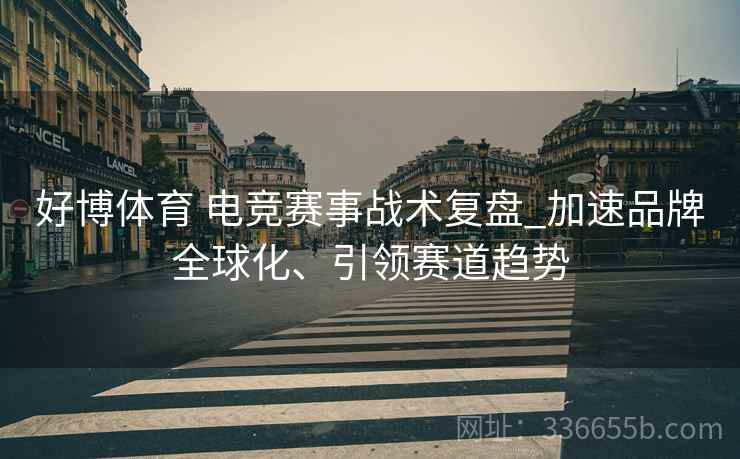 好博体育 电竞赛事战术复盘_加速品牌全球化、引领赛道趋势