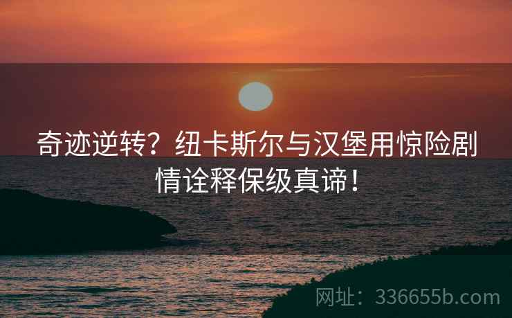 奇迹逆转？纽卡斯尔与汉堡用惊险剧情诠释保级真谛！